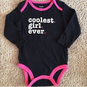 CARTER’S LONG-SLEEVE ONESIE | 6 months